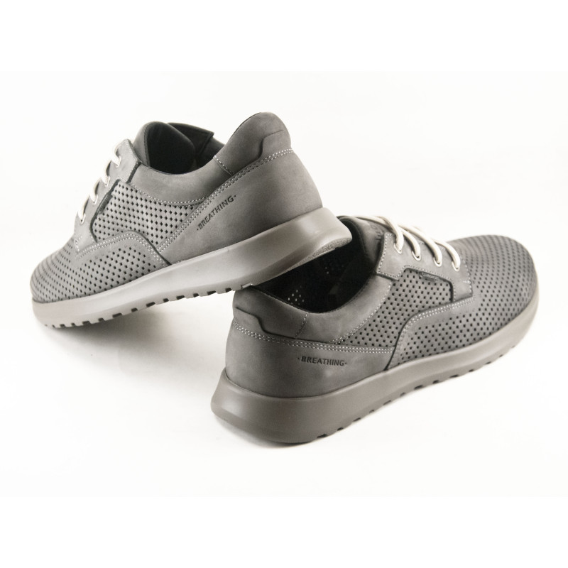 Мокасини Clubshoes "STN" сірі літо