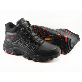 Черевики зима Clubshoes B-4 чорний з червоним