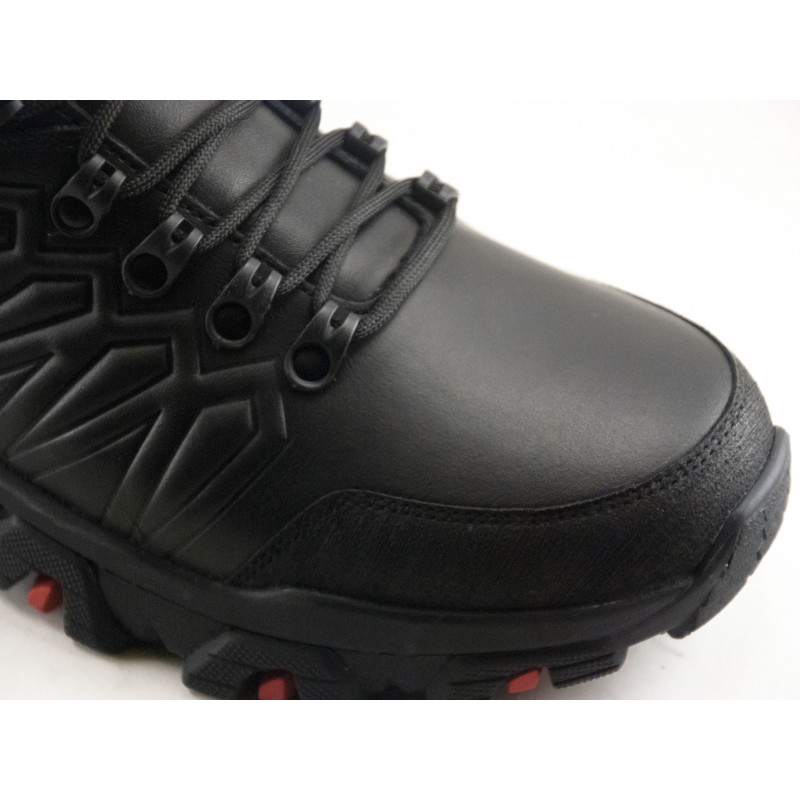 Черевики зима Clubshoes B-4 чорний з червоним