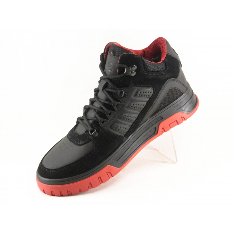 Черевики зимові спорт Clubshoes 10 чорний з червоним