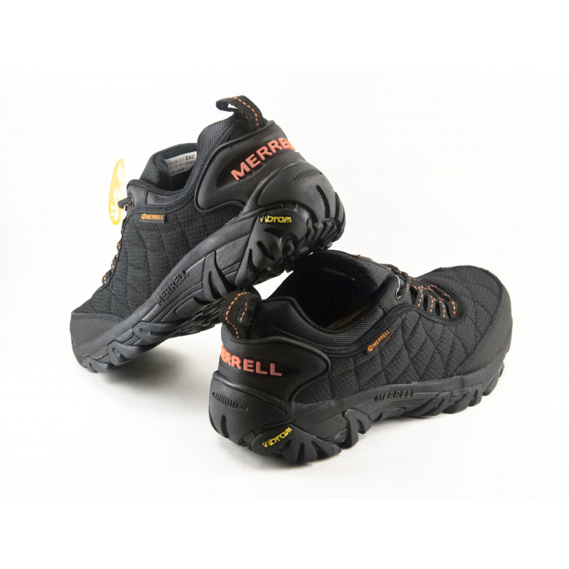Термо кросівки Merrell чорний з помаранчевим