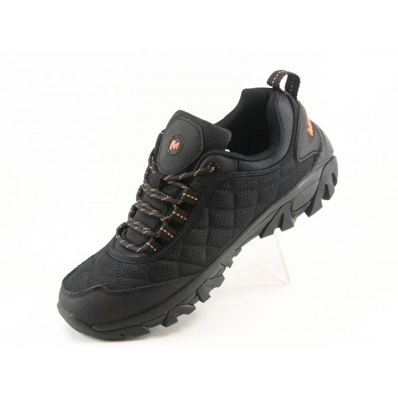 Термо кросівки Merrell чорний з помаранчевим