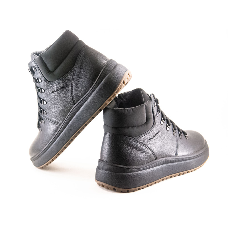 Черевики зимові Clubshoes Comfort чорний шнурок+замок