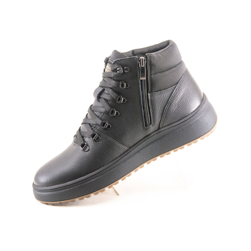 Черевики зимові Clubshoes Comfort чорний шнурок+замок