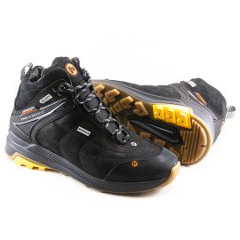 Черевики зимові Merrell M 15 чорний з помаранчевим