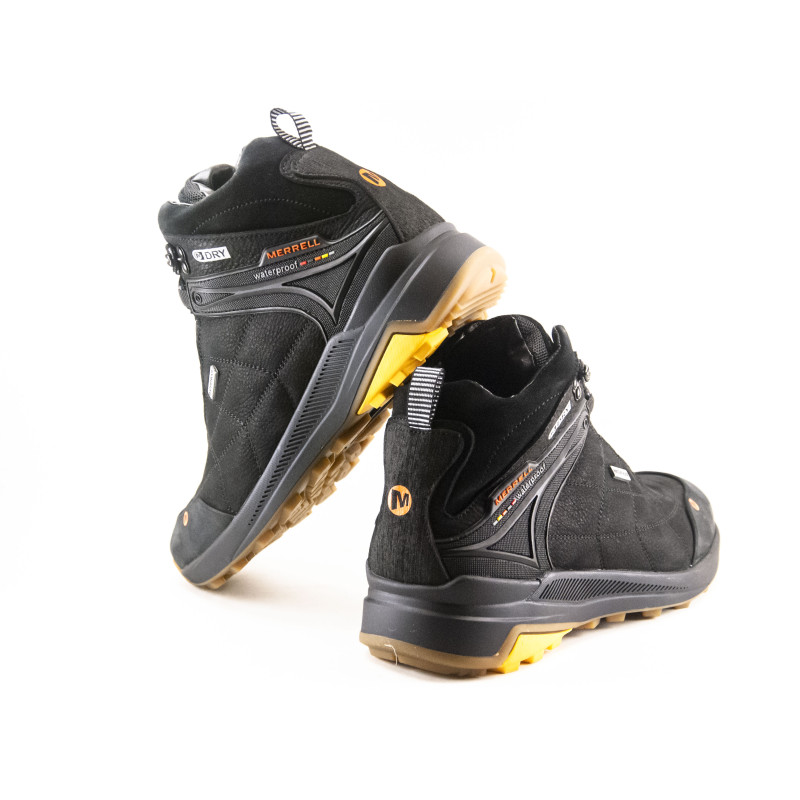 Черевики зимові Merrell M 15 чорний з помаранчевим