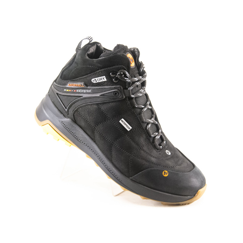 Черевики зимові Merrell M 15 чорний з помаранчевим