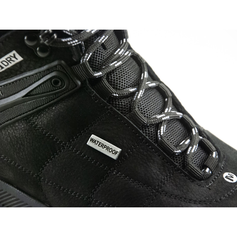 Черевики зимові Merrell M 15 чорний з помаранчевим