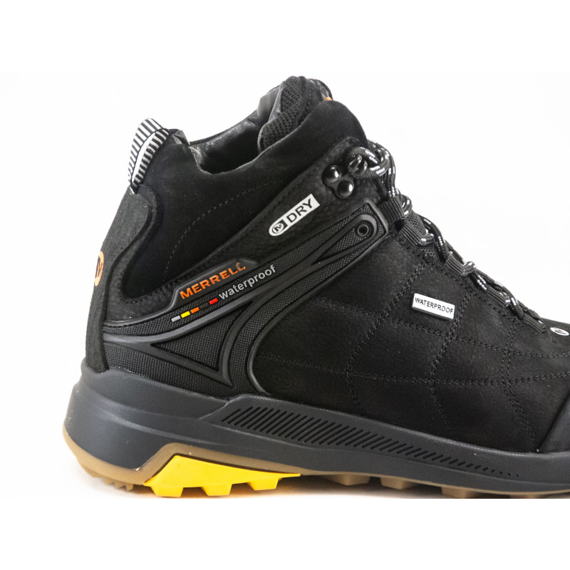 Черевики зимові Merrell M 15 чорний з помаранчевим