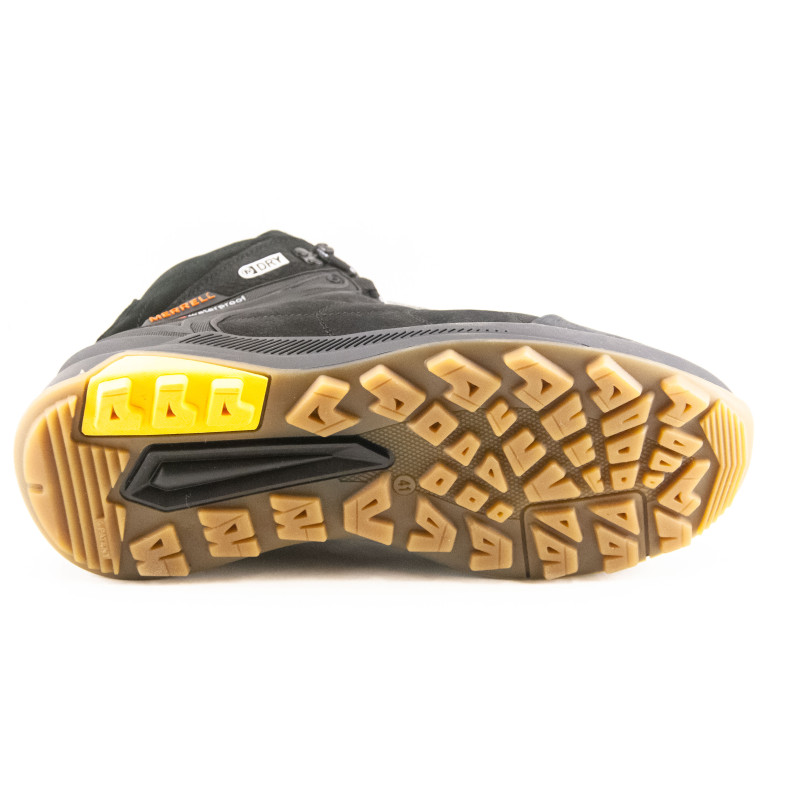 Черевики зимові Merrell M 15 чорний з помаранчевим