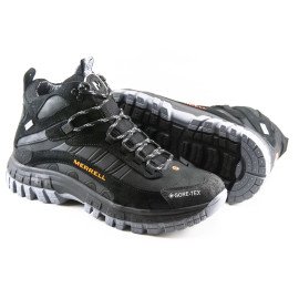 Черевики зимові Merrell M 25 чорний з помаранчевим