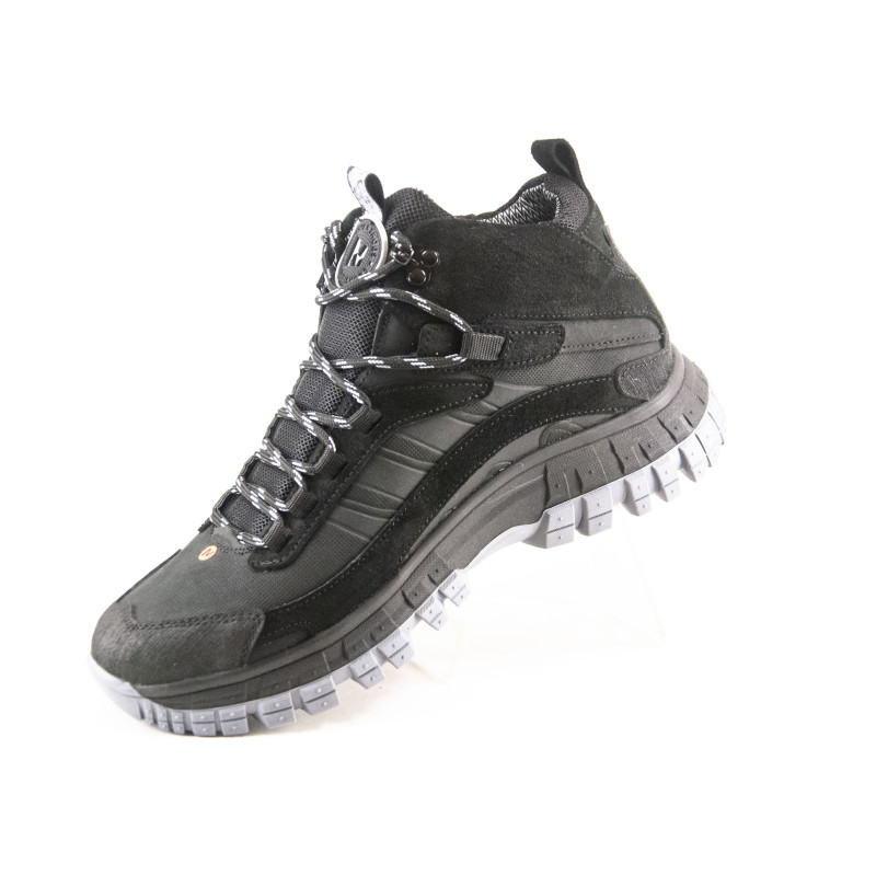 Черевики зимові Merrell M 25 чорний з помаранчевим