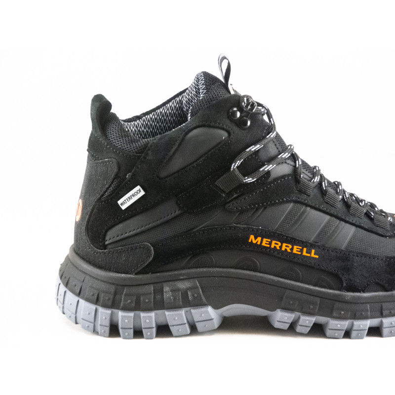 Черевики зимові Merrell M 25 чорний з помаранчевим