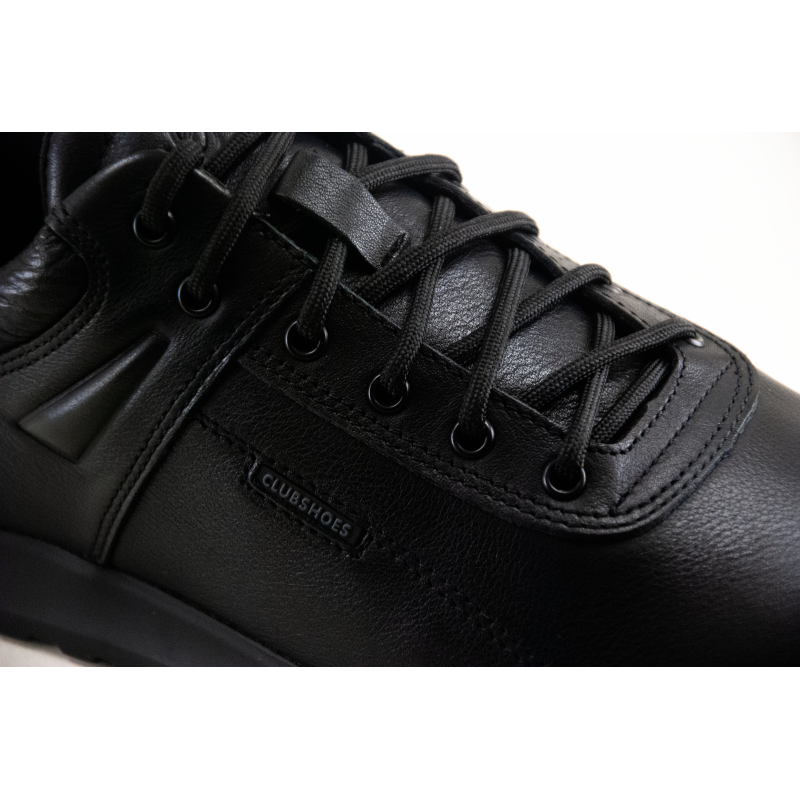 Демісезонні туфлі clubshoes 208 шнурок чорний