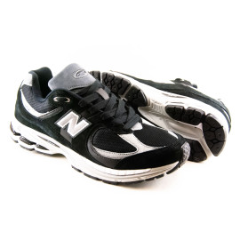 Демісезонні кросівки NB 2002 Black-gray ліцензія чорносірий