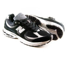 Демісезонні кросівки NB 2002 Black-gray ліцензія чорносірий