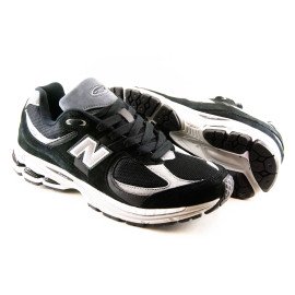 Демісезонні кросівки NB 2002 Black-gray ліцензія чорносірий
