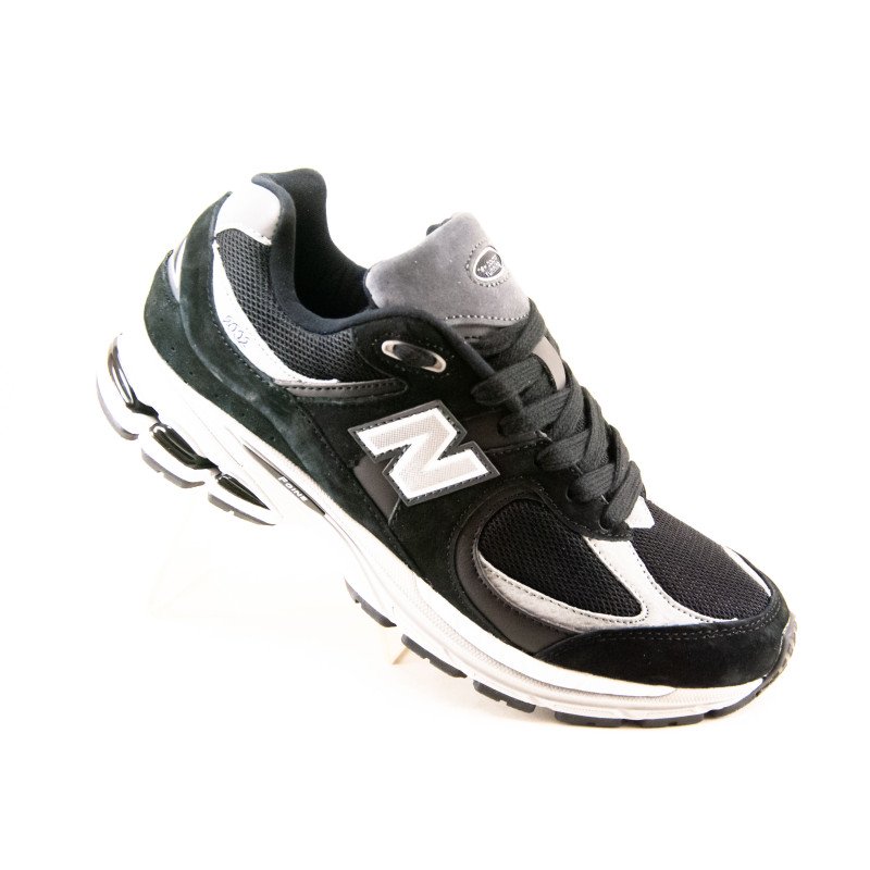 Демісезонні кросівки NB 2002 Black-gray ліцензія чорносірий